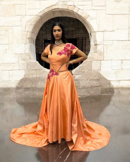 Peach Gown